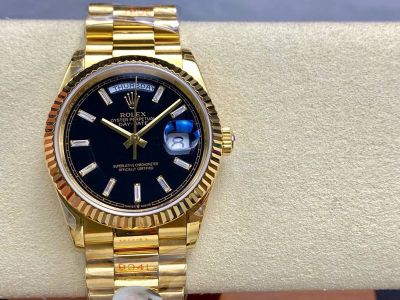 8+ Factory Rolex Day-Date Gold steel Case diameter 36mm Watch